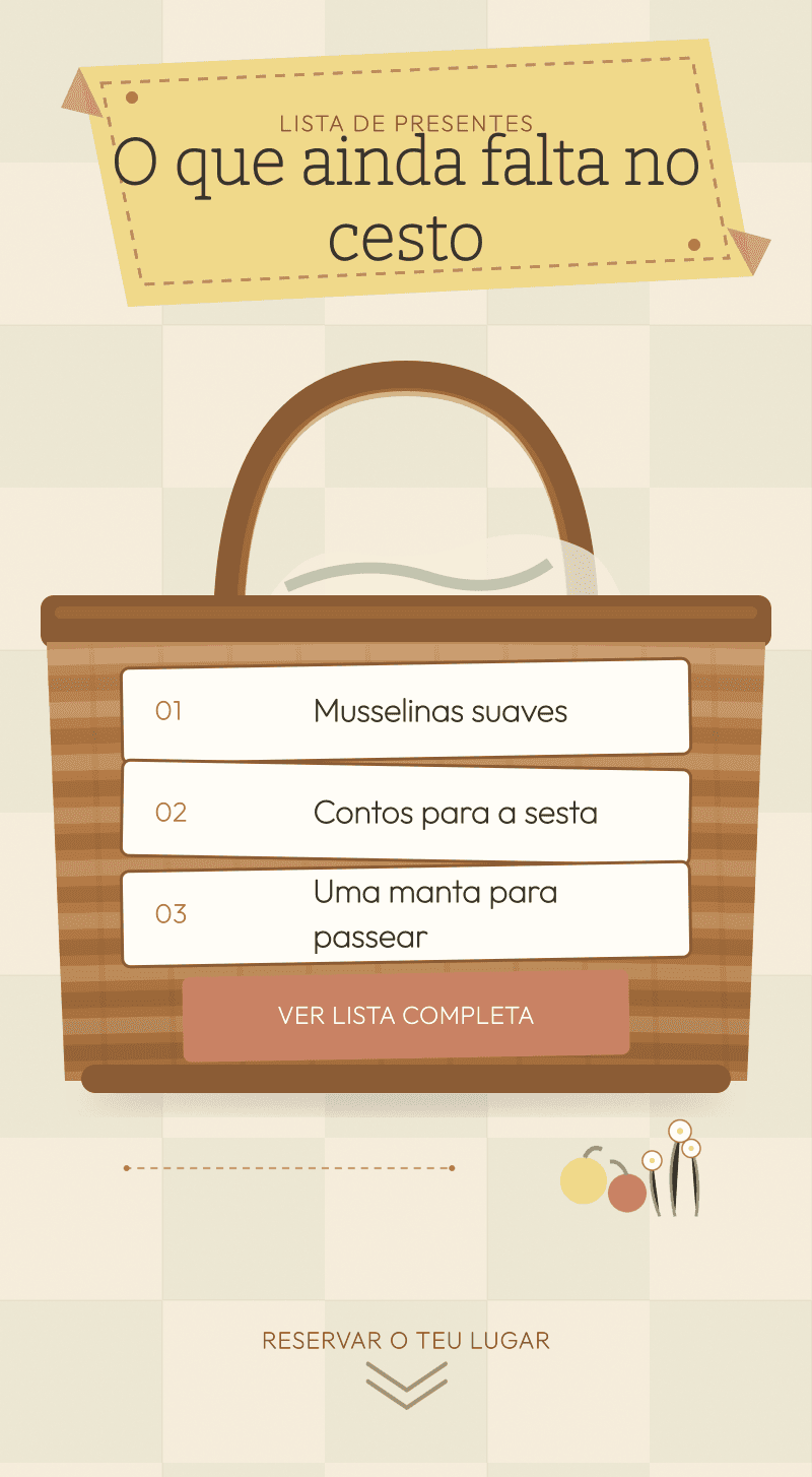 Baby Shower — Domingo de Piquenique — O que ainda falta no cesto