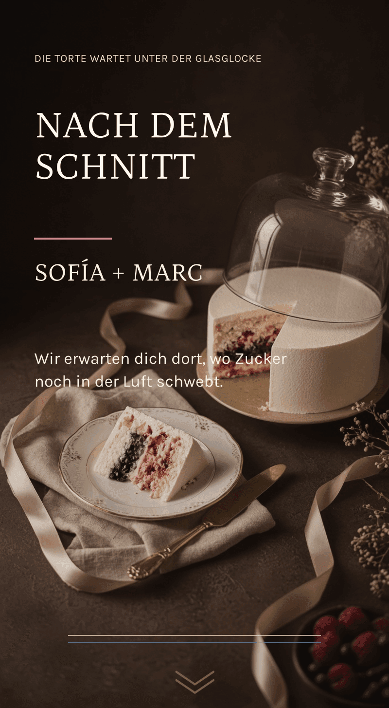 Gender-Reveal — Die geheime Pâtisserie — Nach dem Schnitt