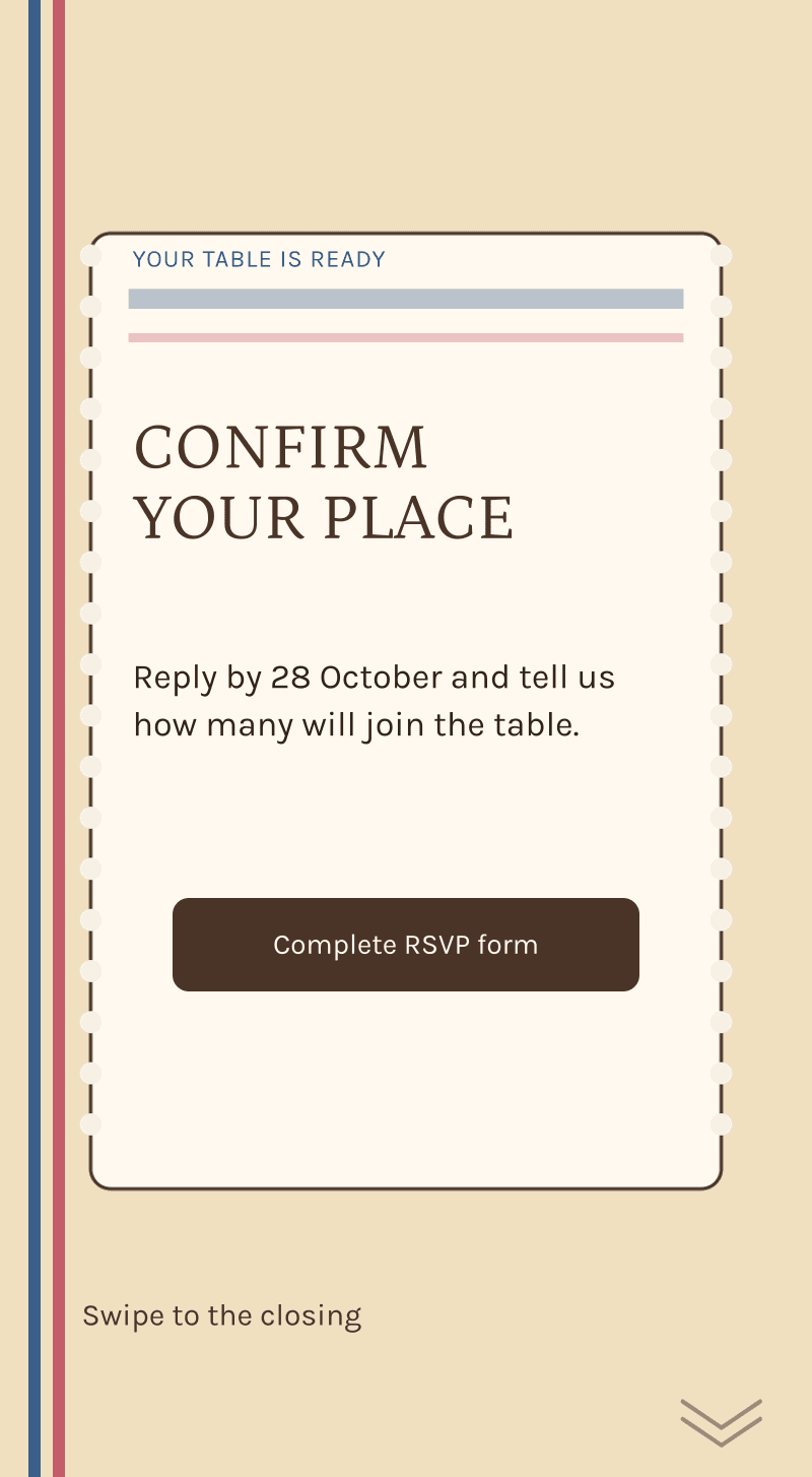 Gender reveal — The Secret Patisserie — Confirm your place