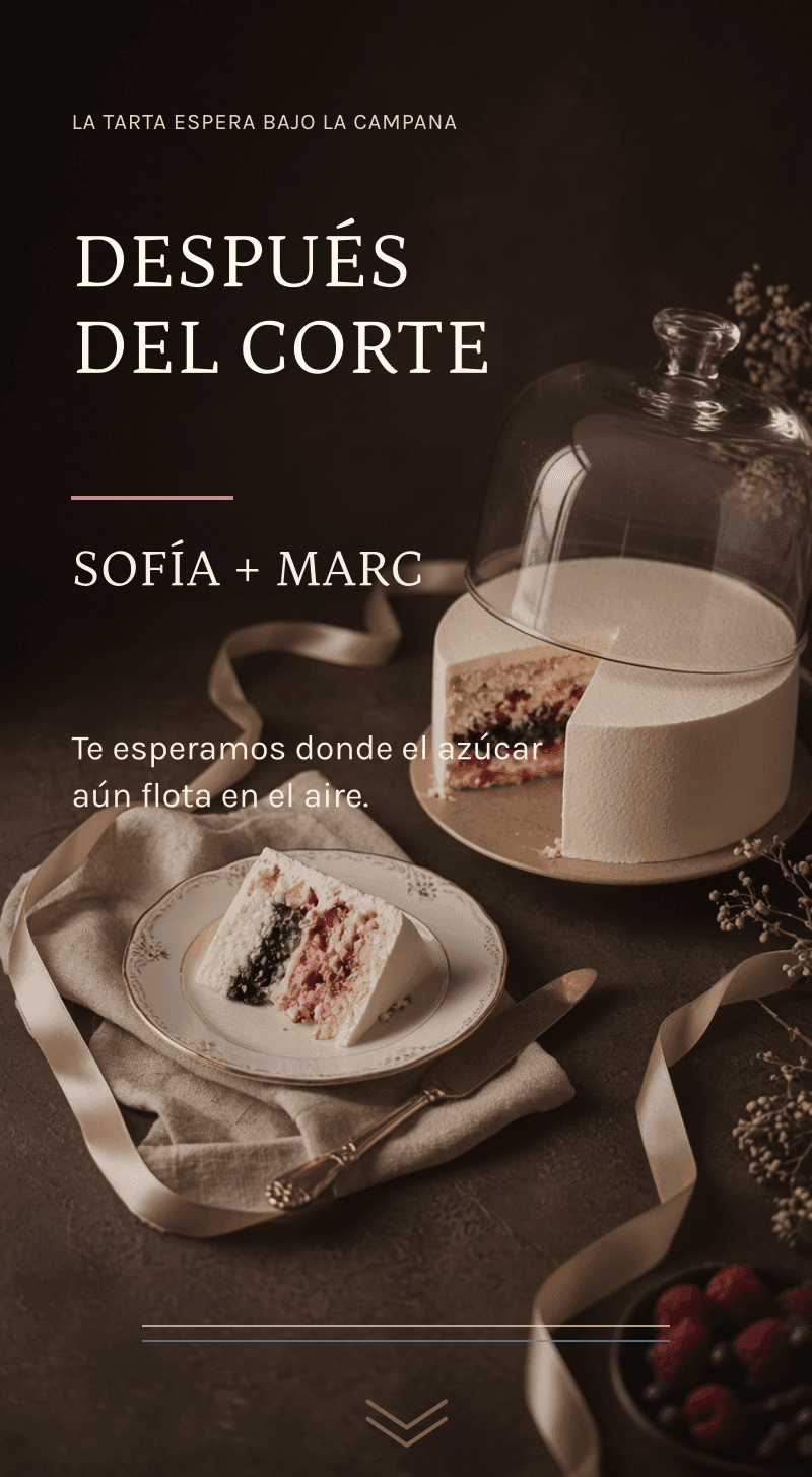 Revelación de género — La pastelería del secreto — Después del corte