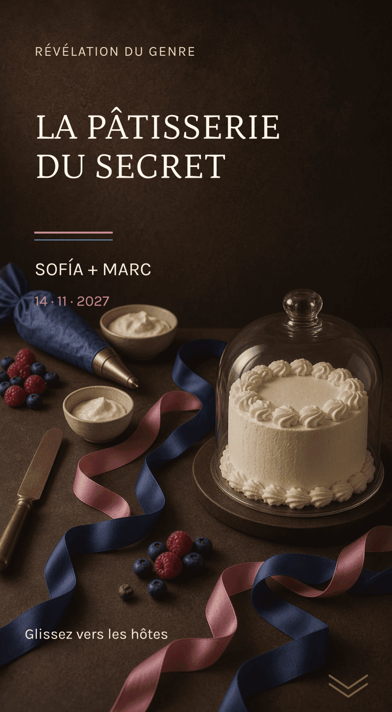 Révélation du genre — La pâtisserie du secret — Sous la cloche