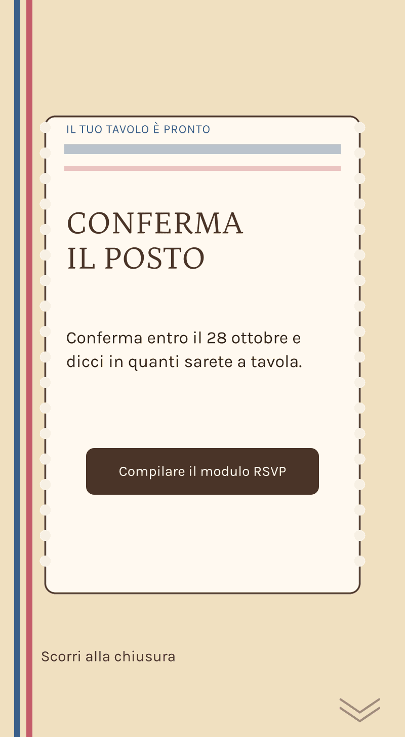 Gender reveal — La pasticceria del segreto — Conferma il tuo posto