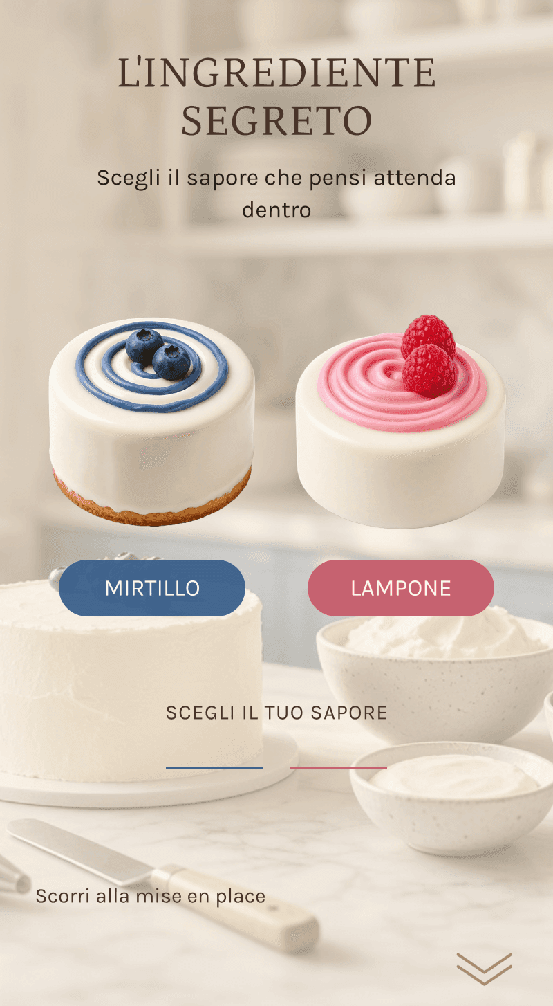 Gender reveal — La pasticceria del segreto — L'ingrediente segreto