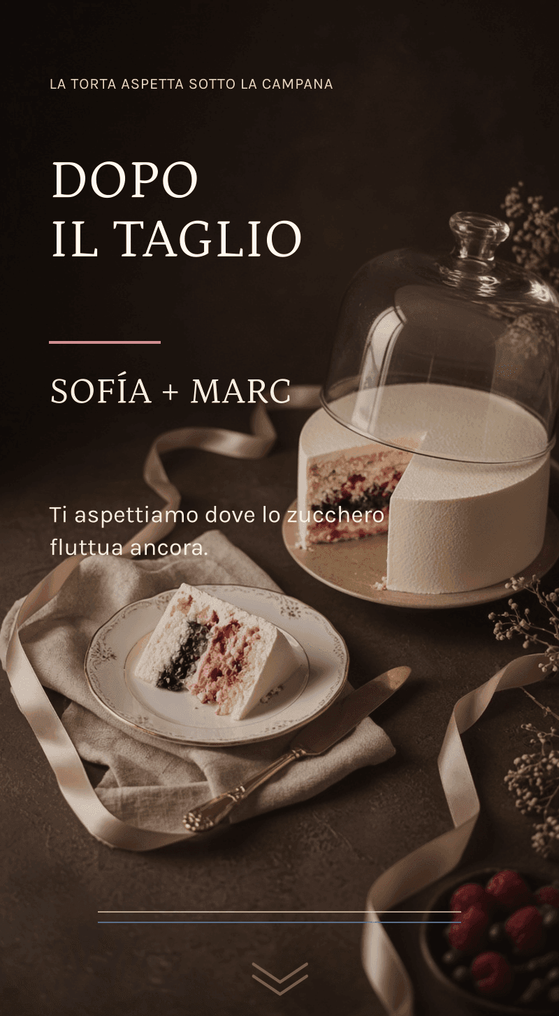 Gender reveal — La pasticceria del segreto — Dopo il taglio