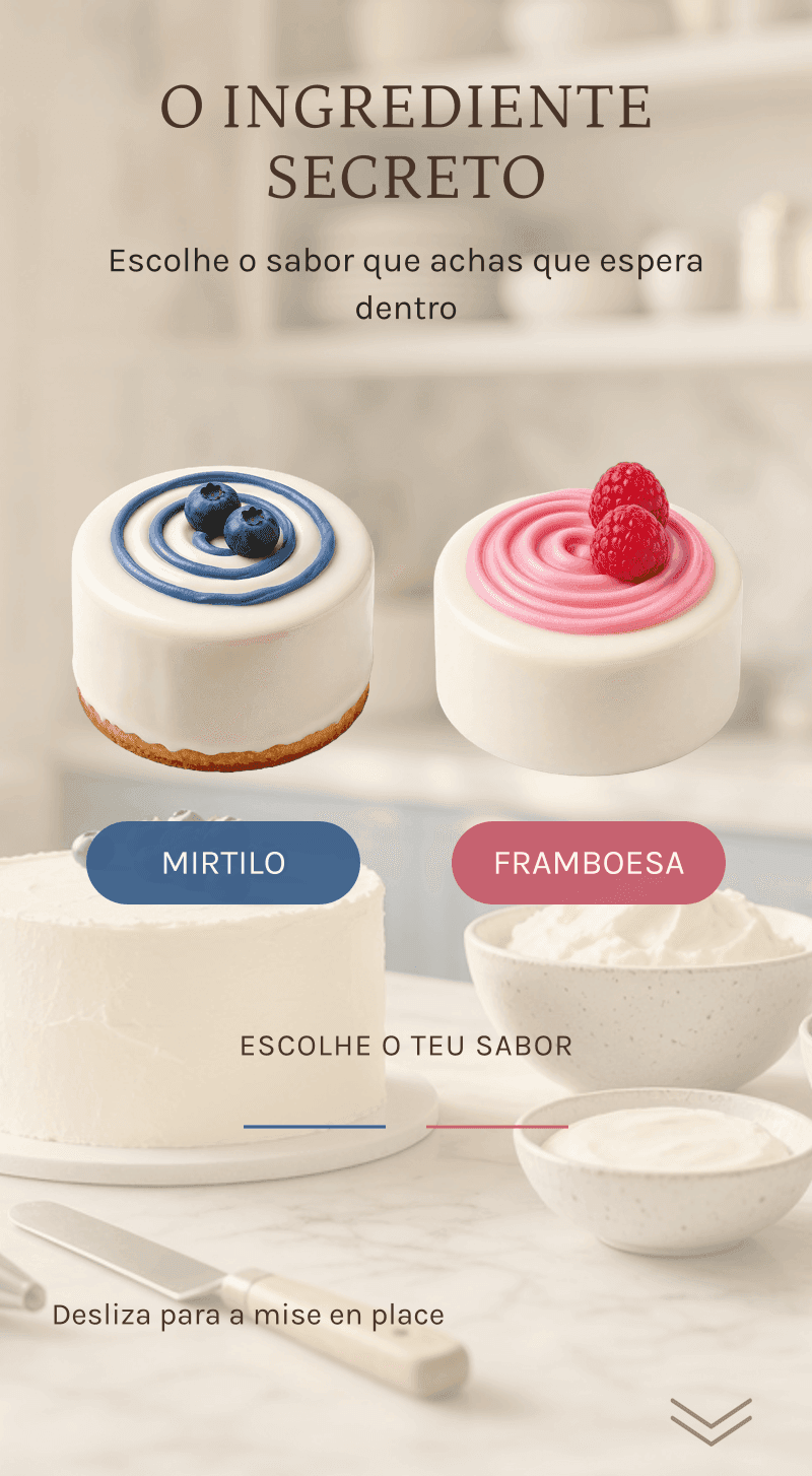 Revelação do género — A pastelaria do segredo — O ingrediente secreto