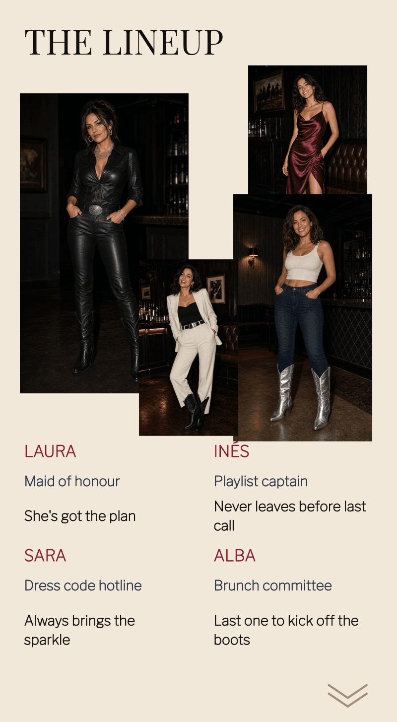 Bachelorette — Last Rodeo — The lineup