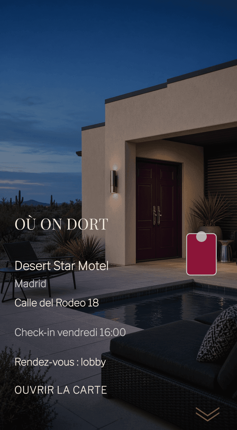 Enterrement de vie — Last Rodeo — Où on dort