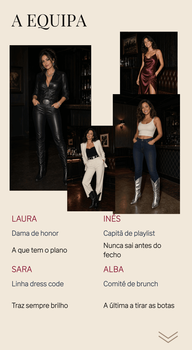 Despedida — Last Rodeo — A equipa