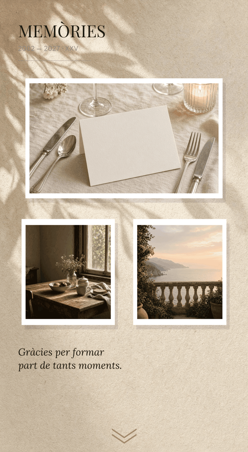 Aniversari — Silver Chapter — Memòries