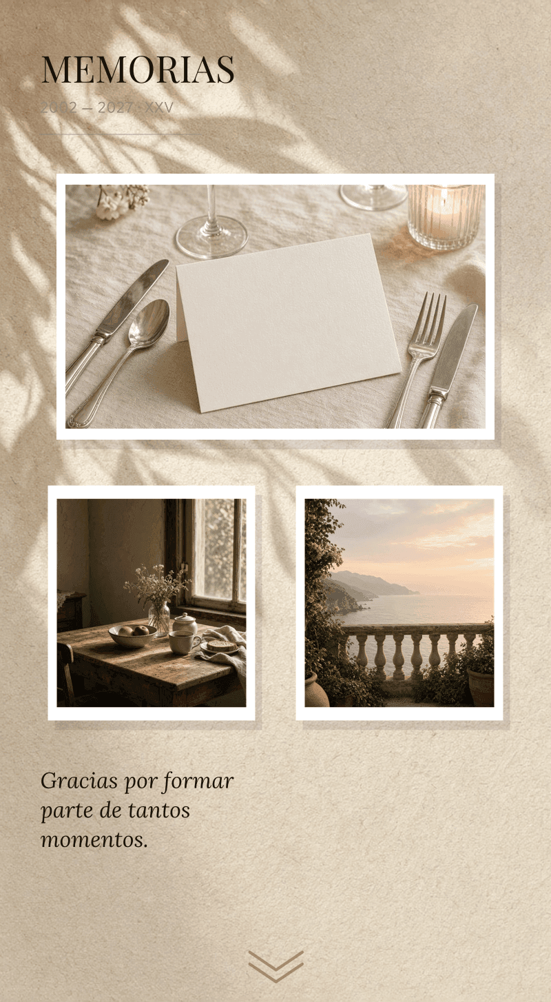 Aniversario — Silver Chapter — Memorias