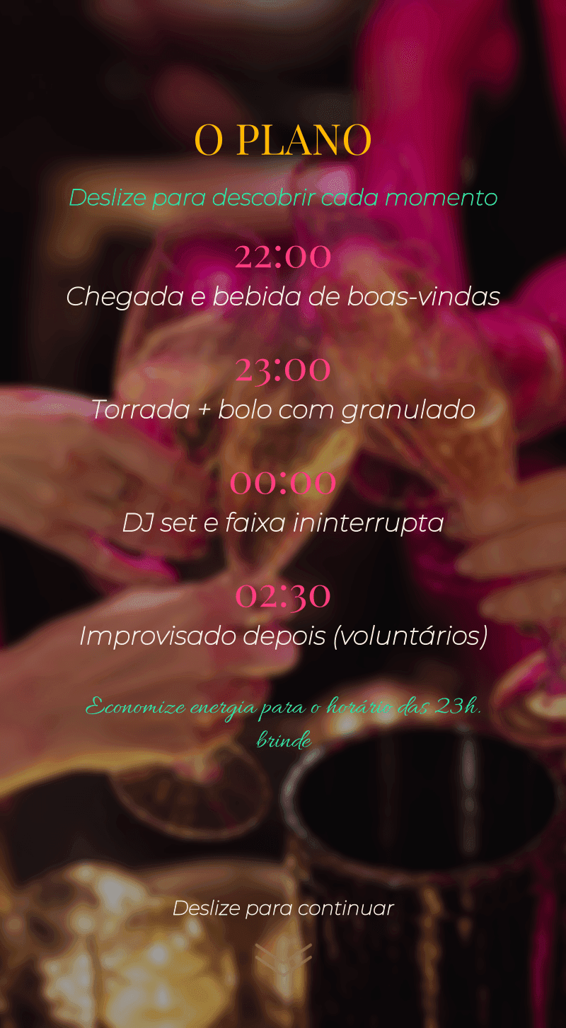 Neon Party — Aniversário adulto — Plano