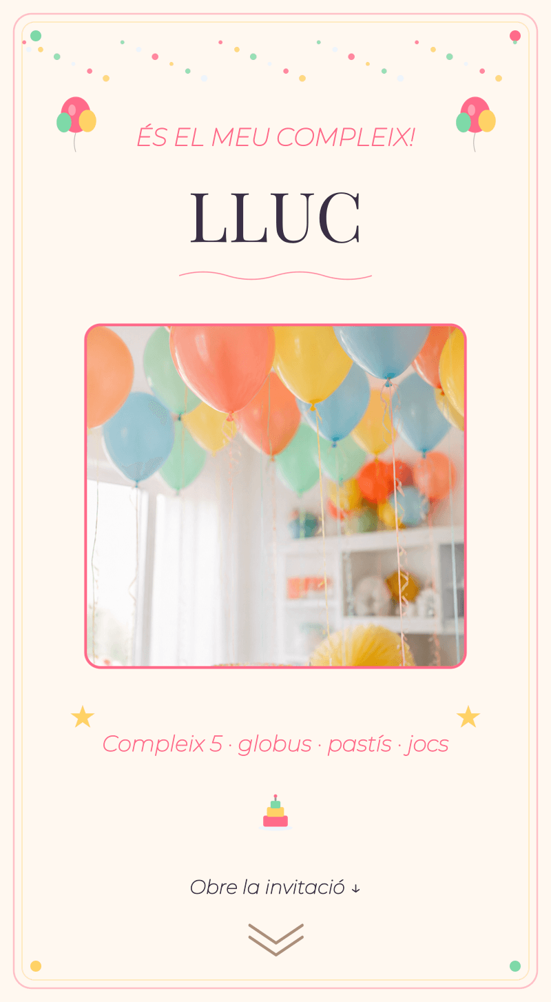 Aniversari Infantil — Festa de Globus