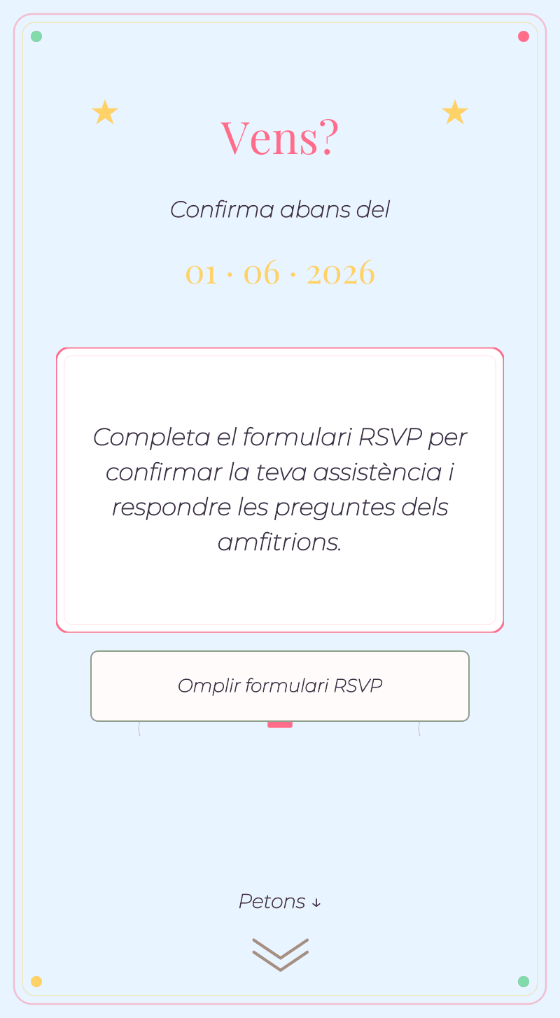 Aniversari Infantil — Festa de Globus — Vens?