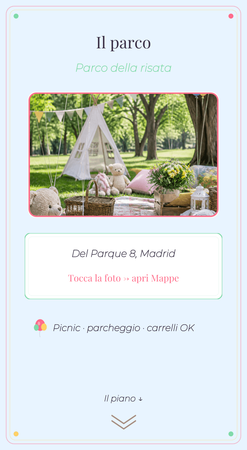 Compleanno Bambini — Festa di Palloncini — Il parco