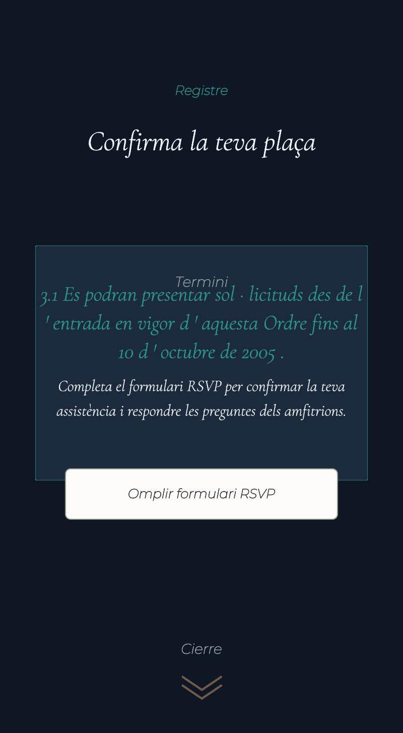 Corporatiu — Summit Night — Registre