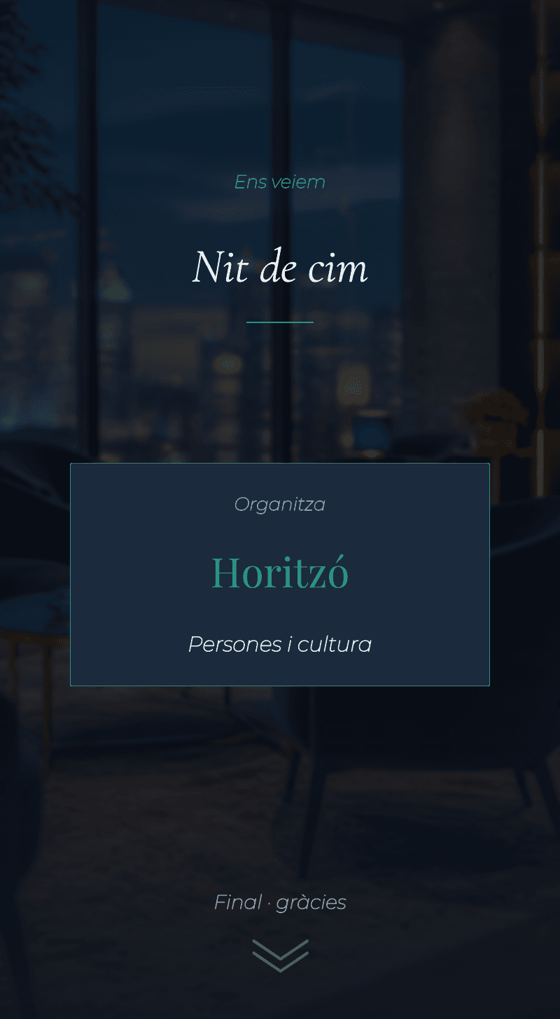 Corporatiu — Summit Night — Ens veiem