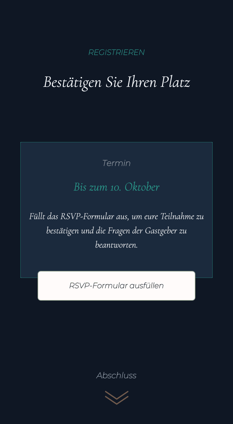 Unternehmen – Summit Night — Registry