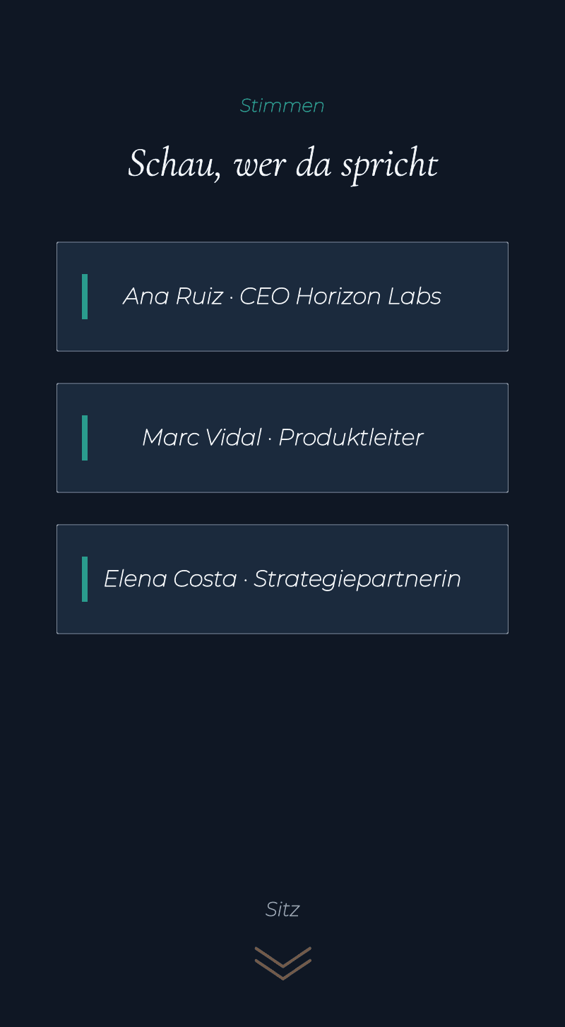Unternehmen – Summit Night — Speaker