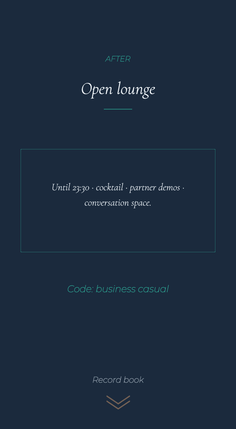 Corporate — Summit Night — Networking