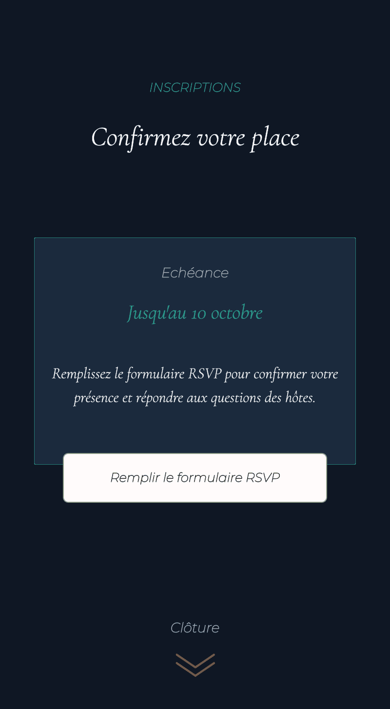 Entreprise — Soirée du Sommet — Registre