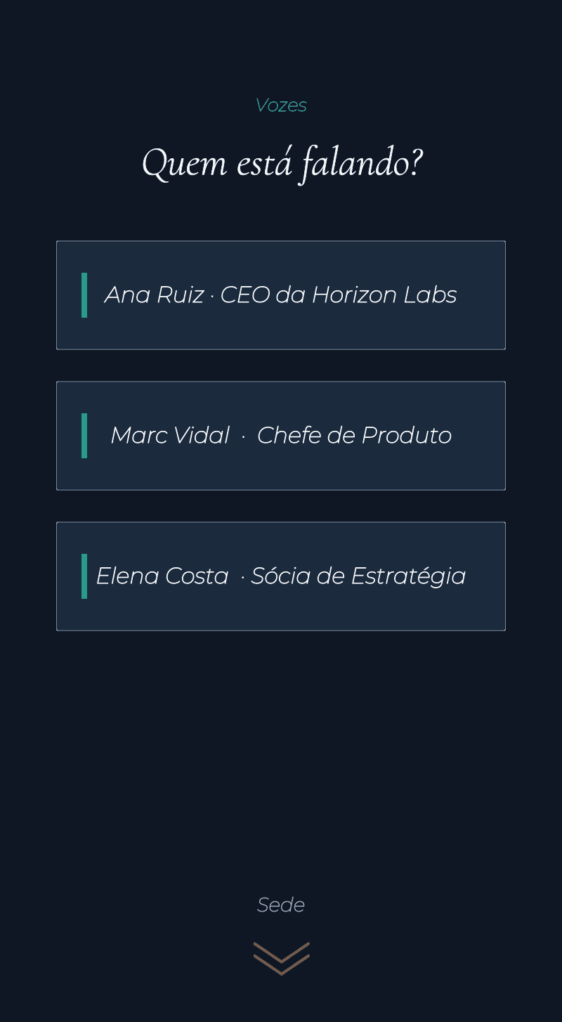 Corporativo – Noite de Cúpula — Oradores