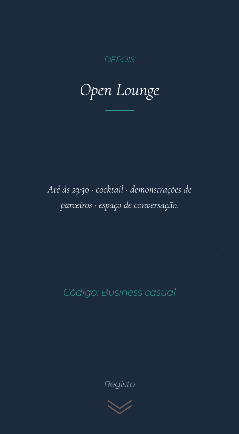 Corporativo – Noite de Cúpula — Networking