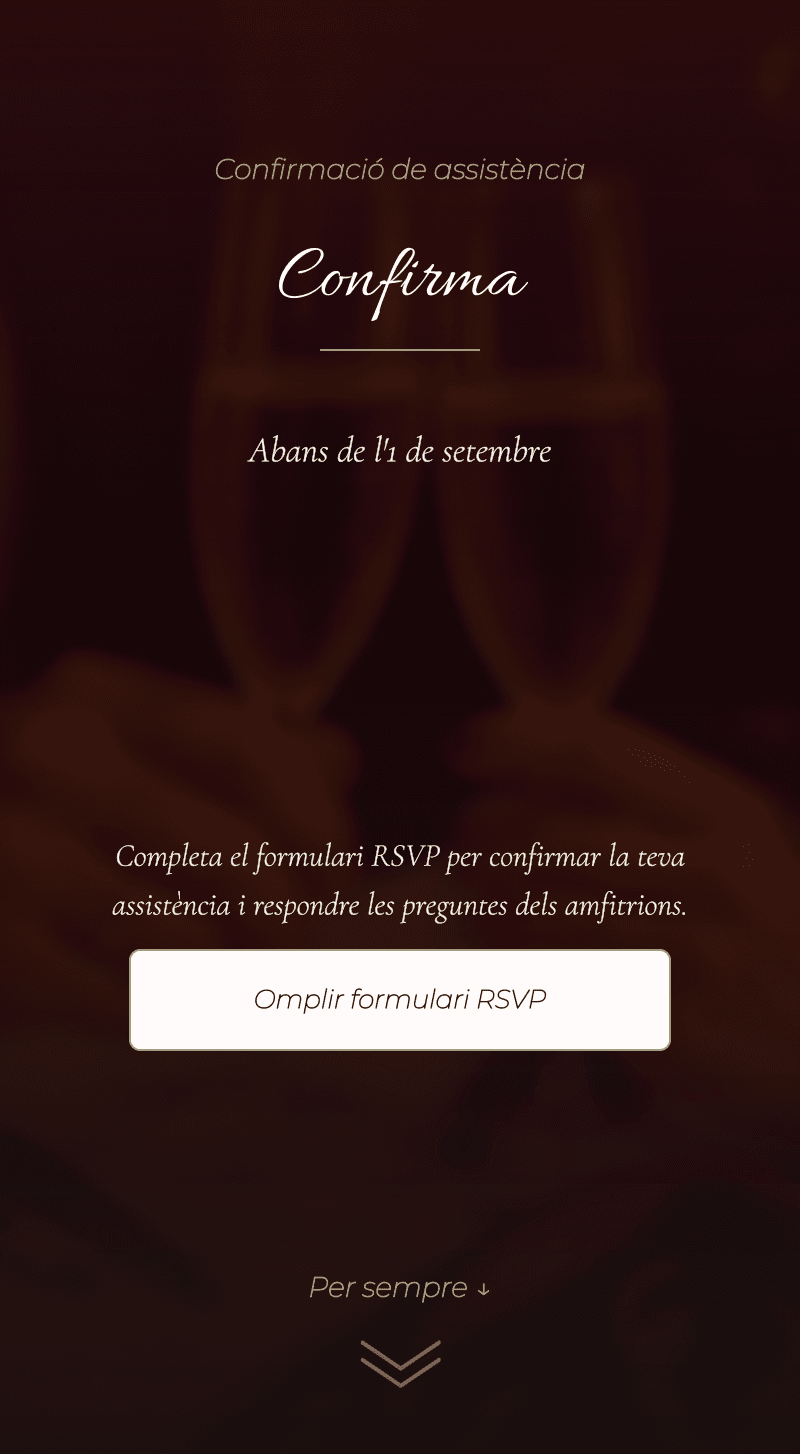 Aniversari — Anys de Nosaltres — Confirma