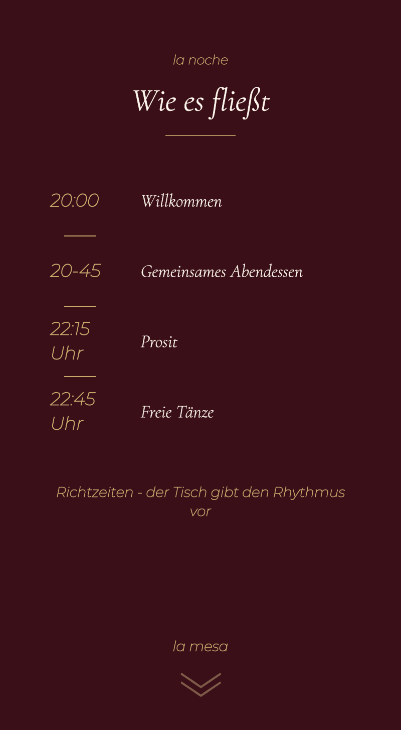Jubiläum – Jahre von uns — Die Nacht