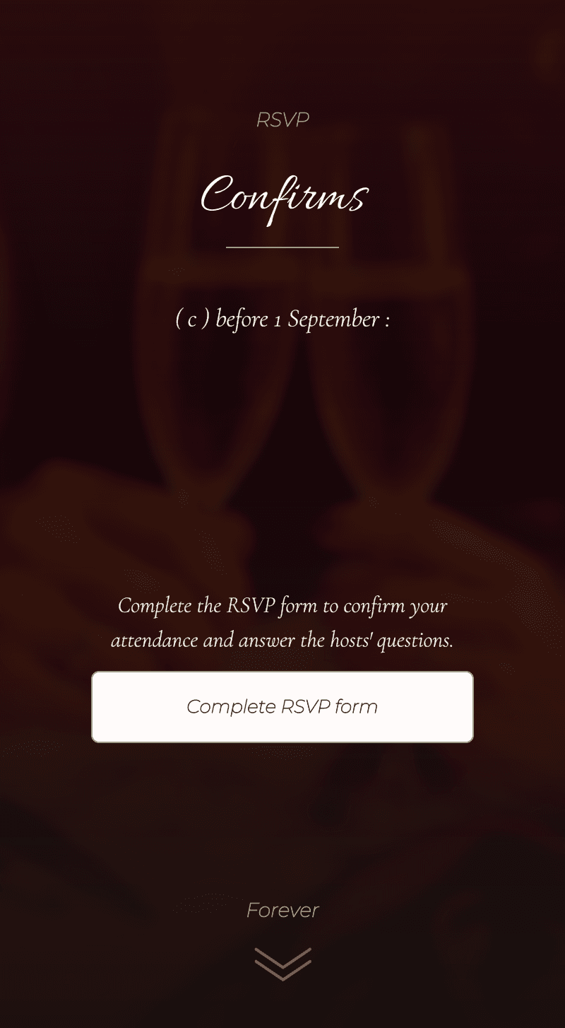 Anniversary — Years of Us — RSVP