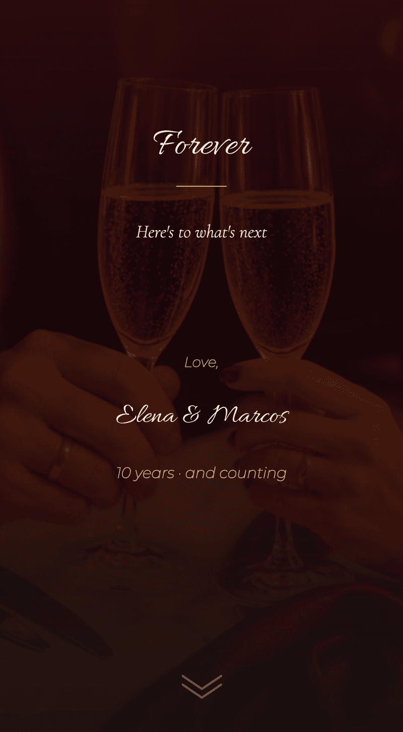 Anniversary — Years of Us — Forever