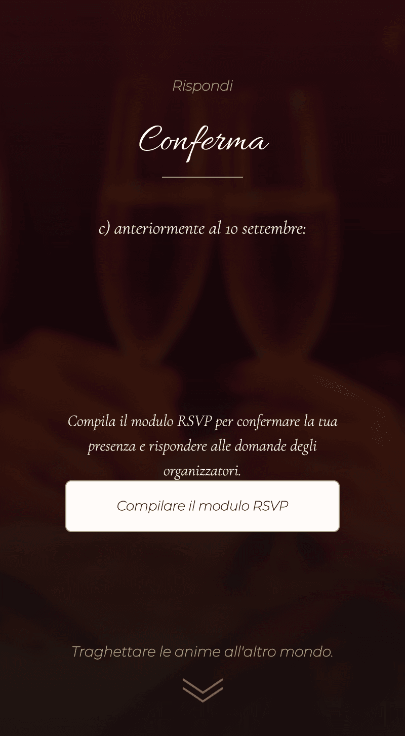 Anniversario: anni di noi — Conferma
