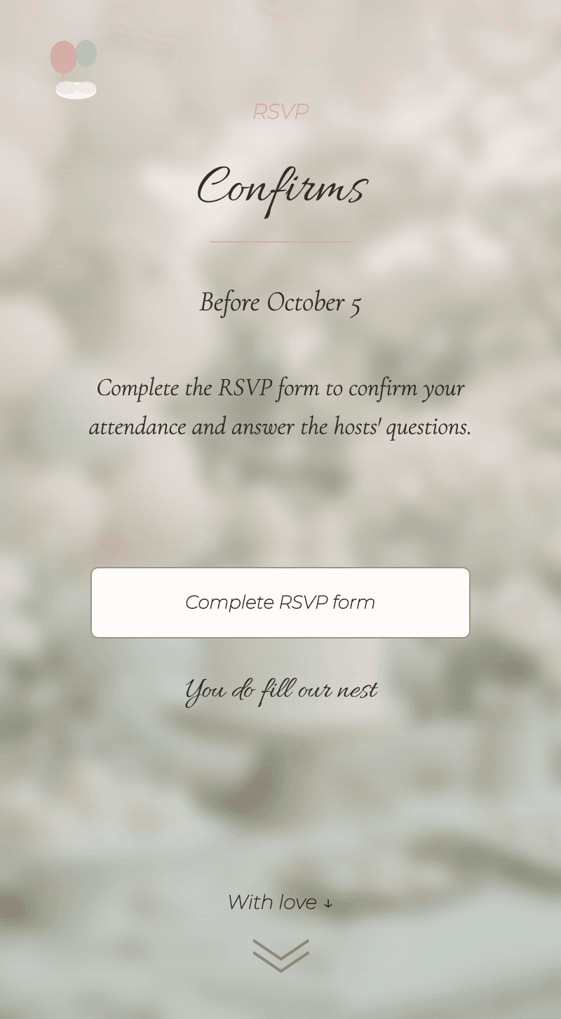 Baby Shower — Cotton Cloud — RSVP