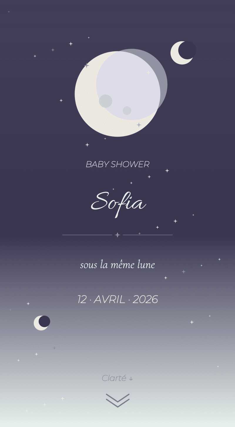 Baby Shower — Lune de Miel