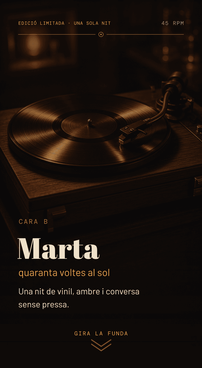 Aniversari — Cara B