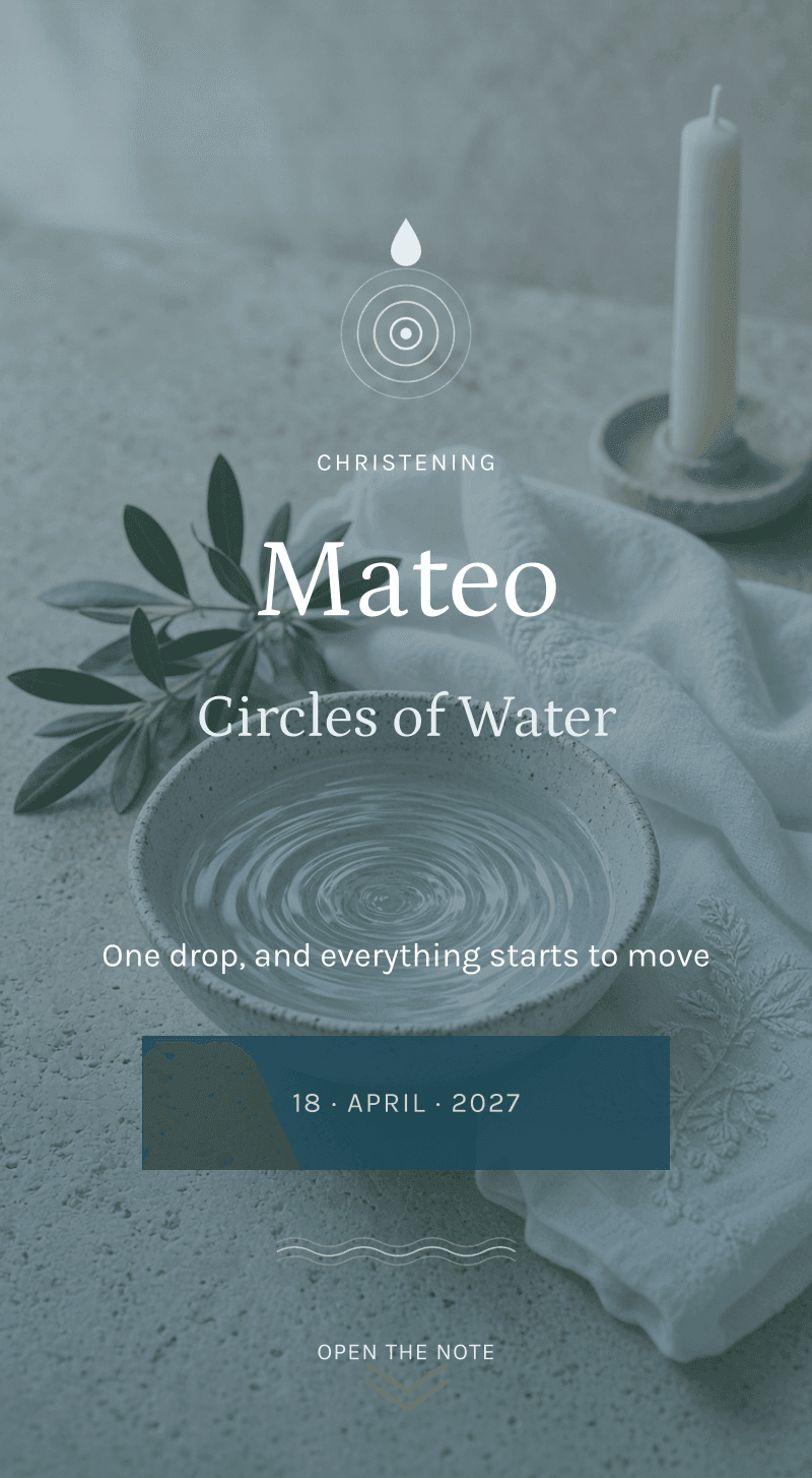 Christening — Circles of Water