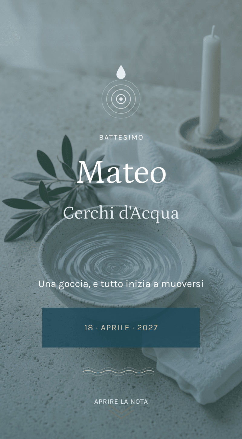 Battesimo — Cerchi d'Acqua