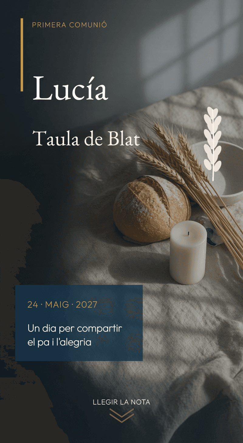 Comunió — Taula de Blat