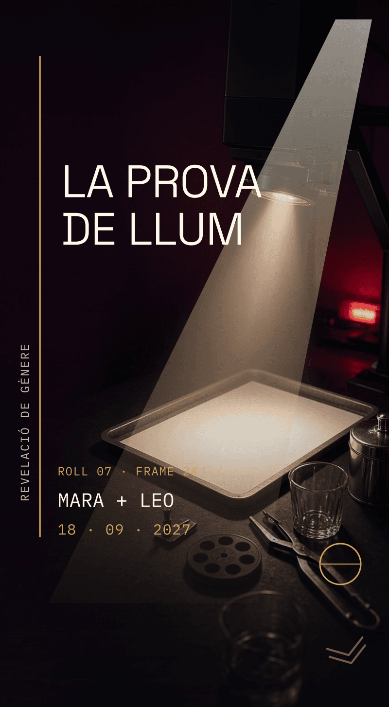 Revelació de gènere — La Prova de Llum
