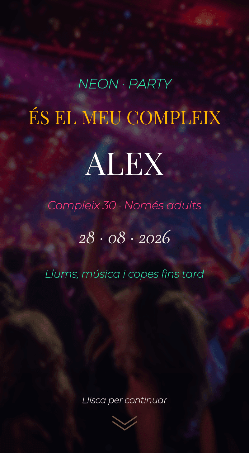 Neon Party — Aniversari adult