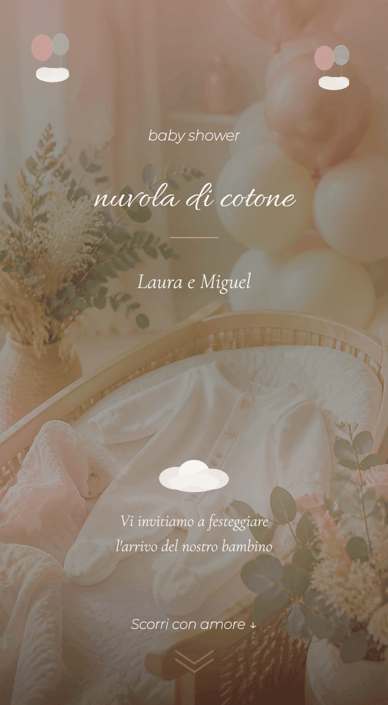 Baby Shower — Nuvola di Cotone